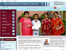 Tablet Screenshot of lawrenceschooljanakpuri.com